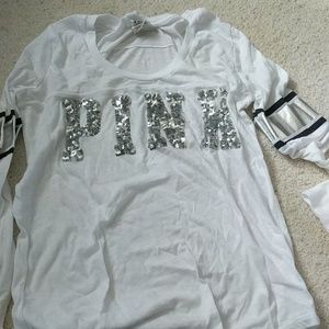 Pink long sleeve tee